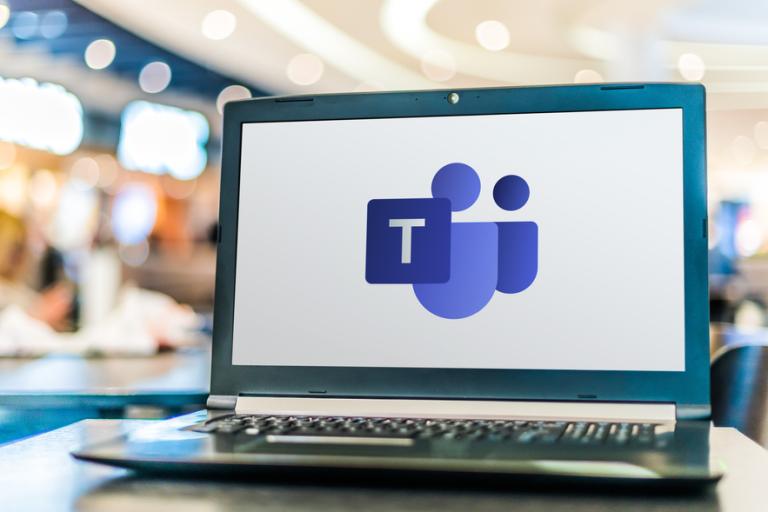 Teams on computer