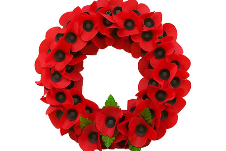 Poppy wreath