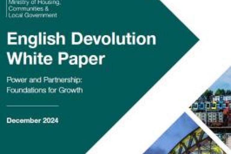 Text written saying devolution