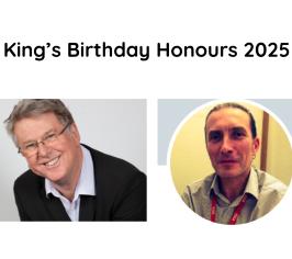 An image of Gavin Jones on the left hand side of picture and Paul McGee on right hand side