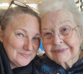 Susan, who cares for her mother-in-law Pam